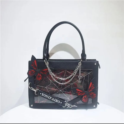 Elegant Gothic Butterflies Bag ON1456 spreepickyshop