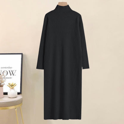 Chic Cross Knit Sweater Dress Set modakawa