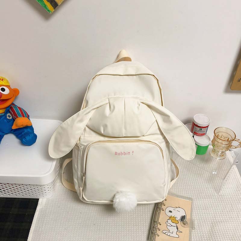 Sweet Cartoon Bunny Ears Backpack Modakawa