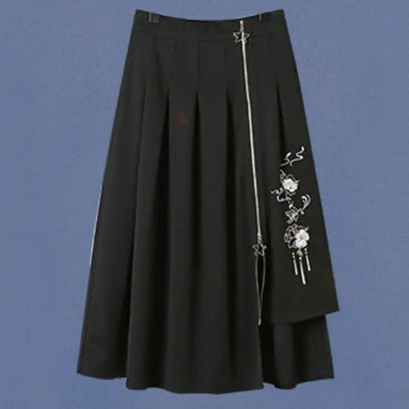 Fashioned Hoodie With Skirt Suit MK15246 - Skirt / M - 2