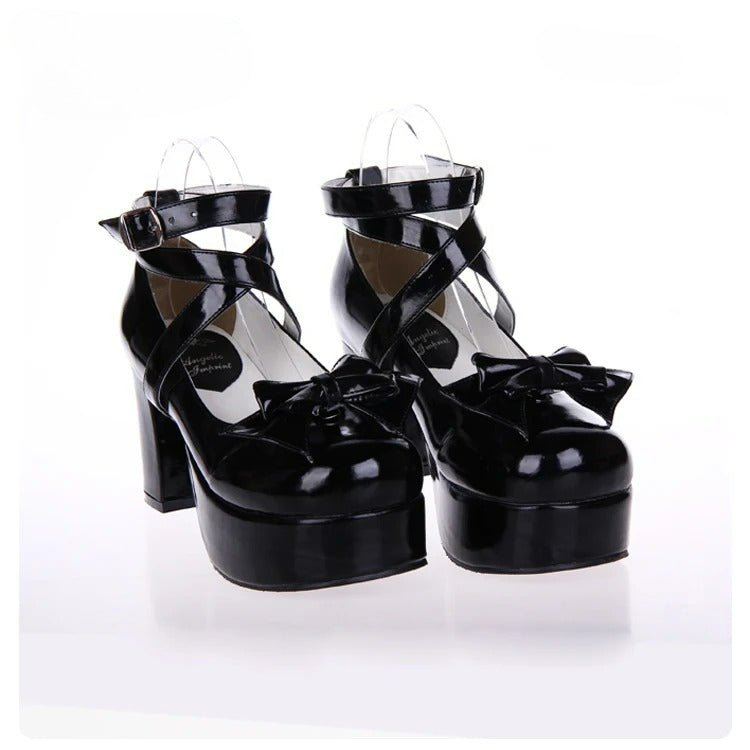 35-45 Lolita Shoes Bowknot Kawaii - Princess FashionChic