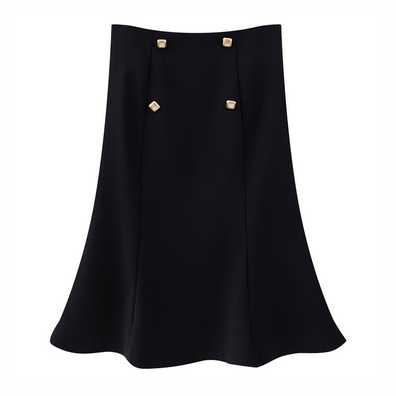 Elegant Flouncing Hem Skirt modakawa