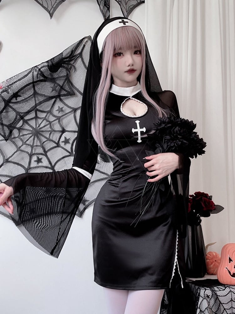 Halloween Black Dark Dress Costume mySite