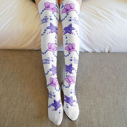 Cute Chic Star Print Lolita Stockings Modakawa