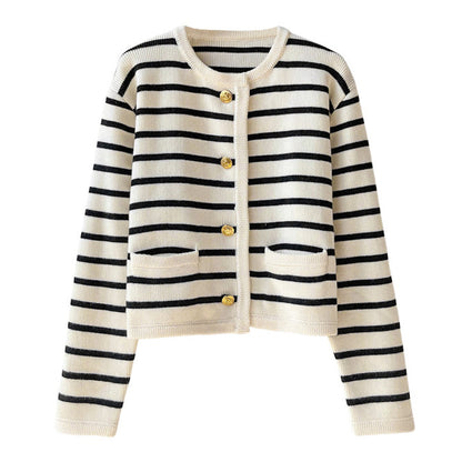 Soft Striped Cardigan SpreePicky