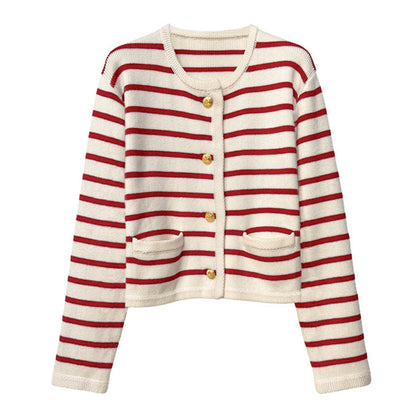 Soft Striped Cardigan SpreePicky