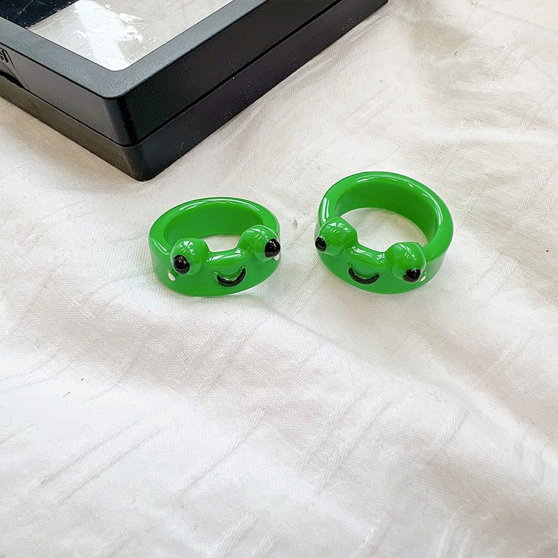 Frog Couple Rings Set Boogzel Clothing