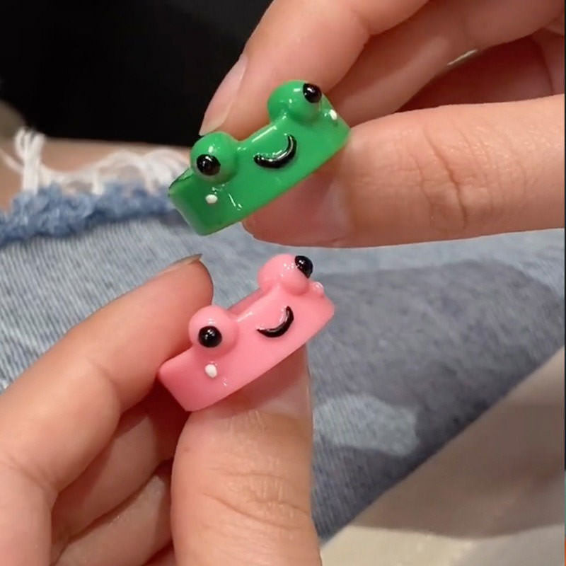 Frog Couple Rings Set Boogzel Clothing