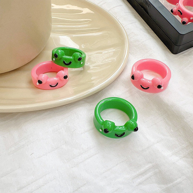 Frog Couple Rings Set Boogzel Clothing