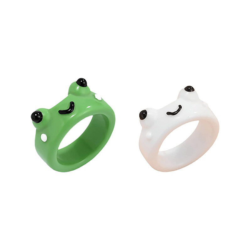 Frog Couple Rings Set Boogzel Clothing