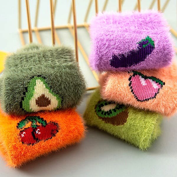 Fruit Fuzzy Socks - Socks