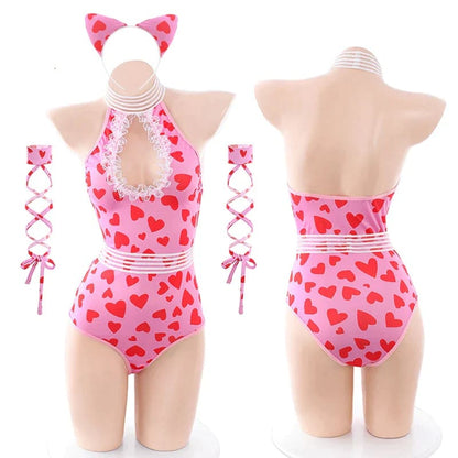 Full Of Hearts Kitty Set ON1472 spreepickyshop