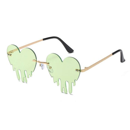 Funny Melting Heart Glasses - Glasses