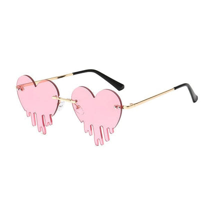 Funny Melting Heart Glasses - Glasses