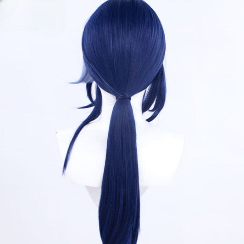 Genshin Impact Fontaine Clorinde Wig Long Dark Blue Hair Cosplay ON1475 spreepickyshop