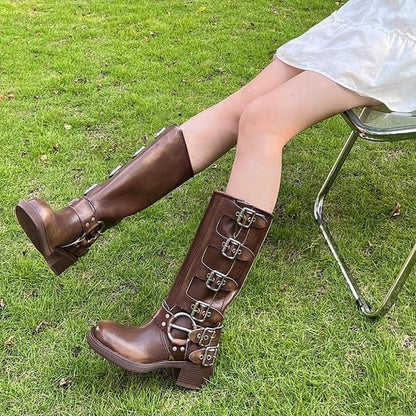 Vintage Buckle Boots SpreePicky