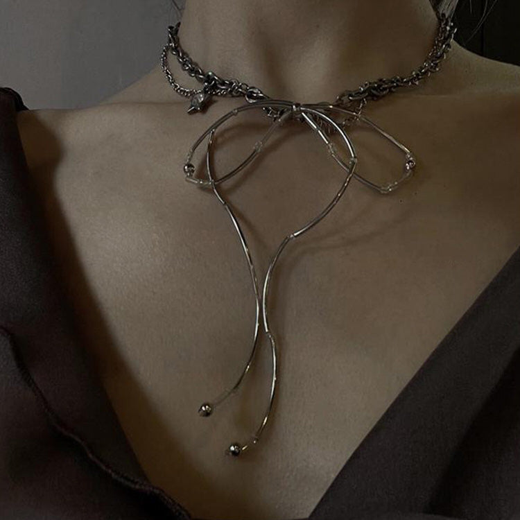 Metal Bow Choker SpreePicky