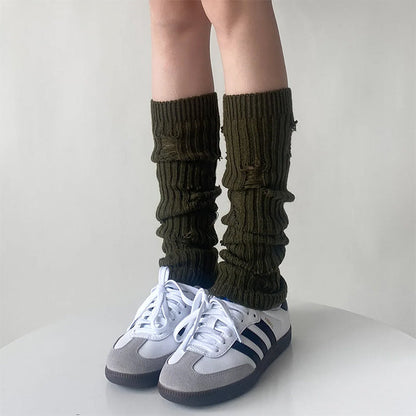 Casual Ripped Leg Warmers Boogzel Clothing