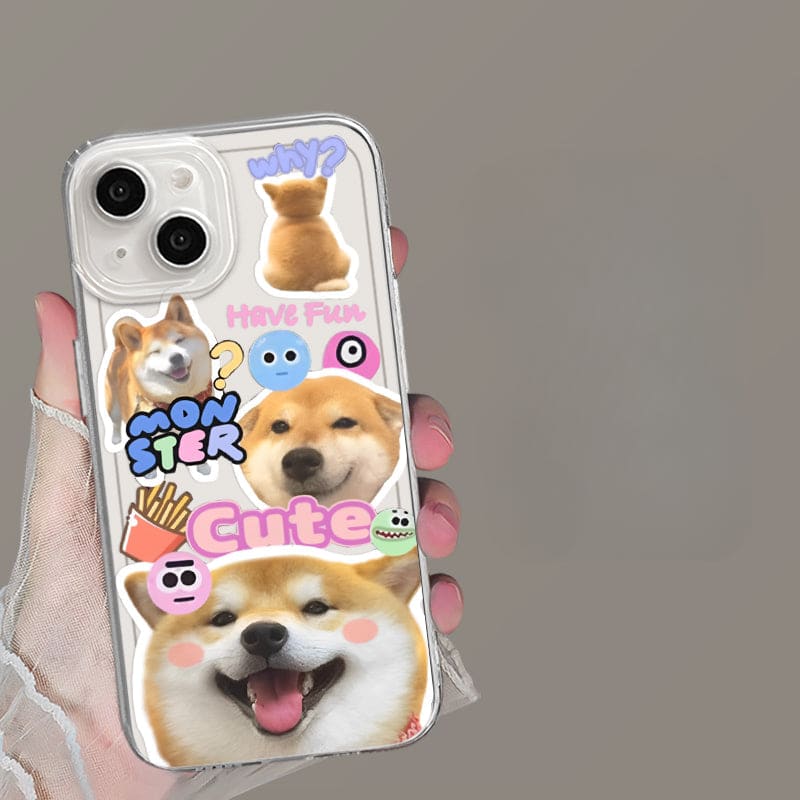 Have Fun Puppy Phone Case - For iPhone 15 / Puppy