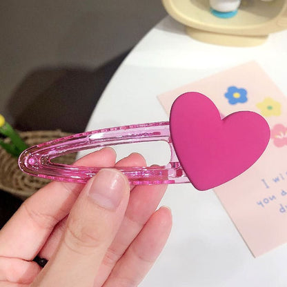 Heart Colorful Hair Clips - Other