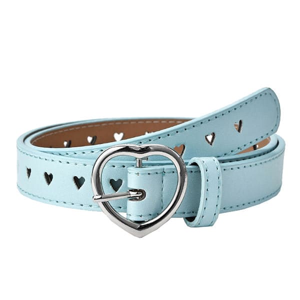 Heart Leather Belt - Belts