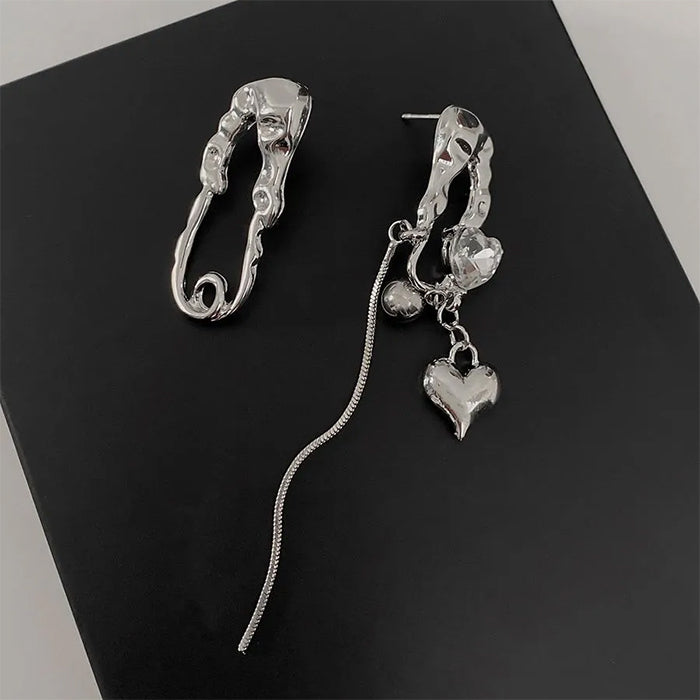 Heart Irregular Earrings SpreePicky