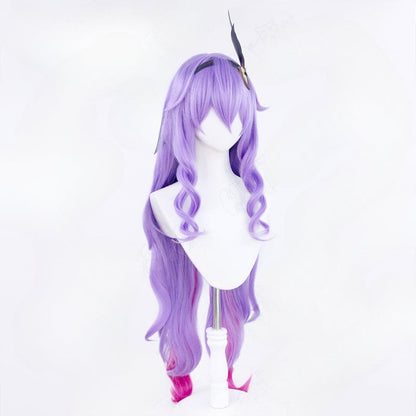 Honkai Impact 3rd Pastel Violet Gradient Pink Sirin Wig ON1476 spreepickyshop