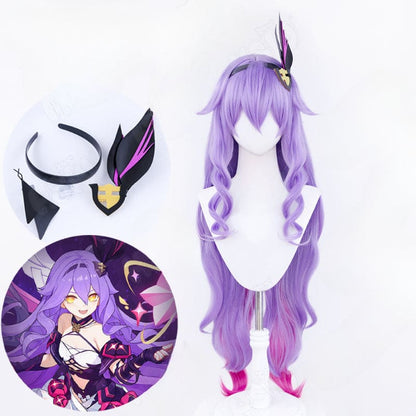 Honkai Impact 3rd Pastel Violet Gradient Pink Sirin Wig ON1476 spreepickyshop