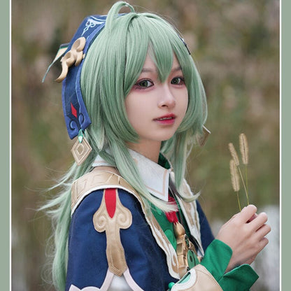 Honkai Star Rail HuoHuo Green Mix Cosplay Wig ON1194 spreepickyshop