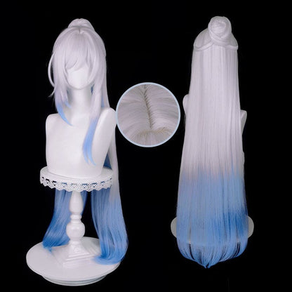 Honkai Star Rail Jingliu White Gradient to Blue Long Cosplay Wig ON1312 spreepickyshop