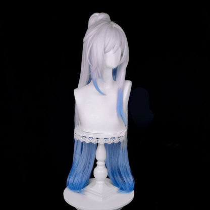 Honkai Star Rail Jingliu White Gradient to Blue Long Cosplay Wig ON1312 spreepickyshop