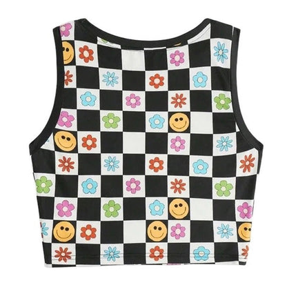 Kawaii Checker Top Boogzel Clothing