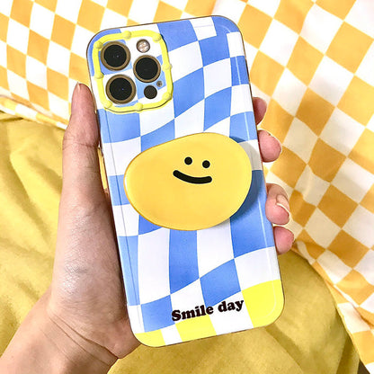 Sweet Smile Plaid iPhone Case Boogzel Clothing