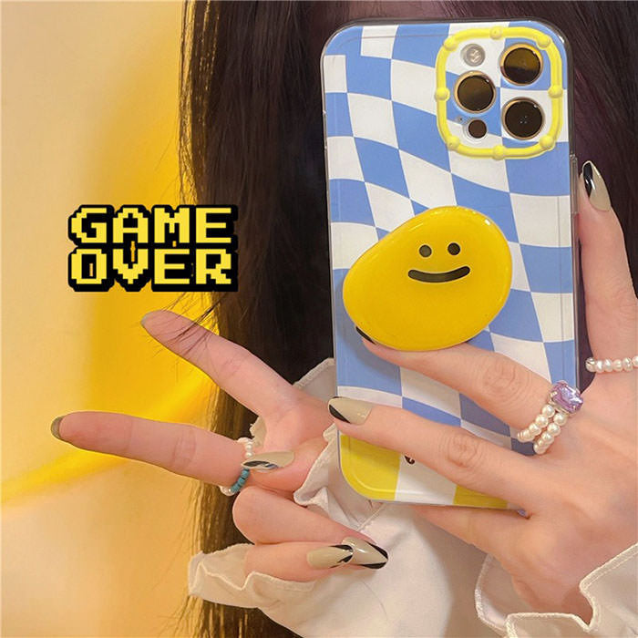 Sweet Smile Plaid iPhone Case Boogzel Clothing