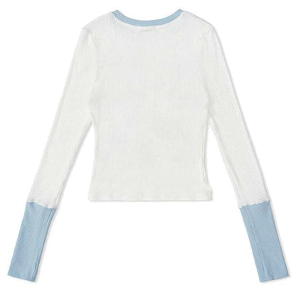 Kawaii Cat Long Sleeve Top - Tops