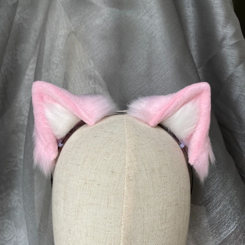 Kawaii Pastel Pink Kitty Girl Cat Ears ON788 - Pink