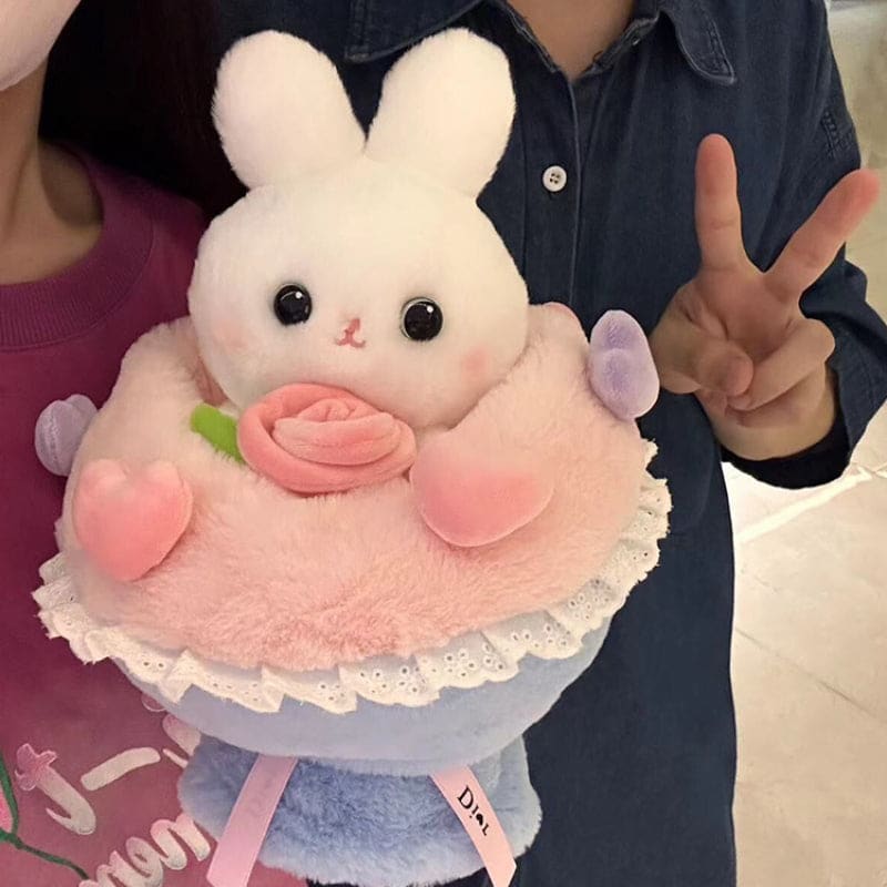 Kawaii Rabbit Bouquet Plush Toy - Rabbit