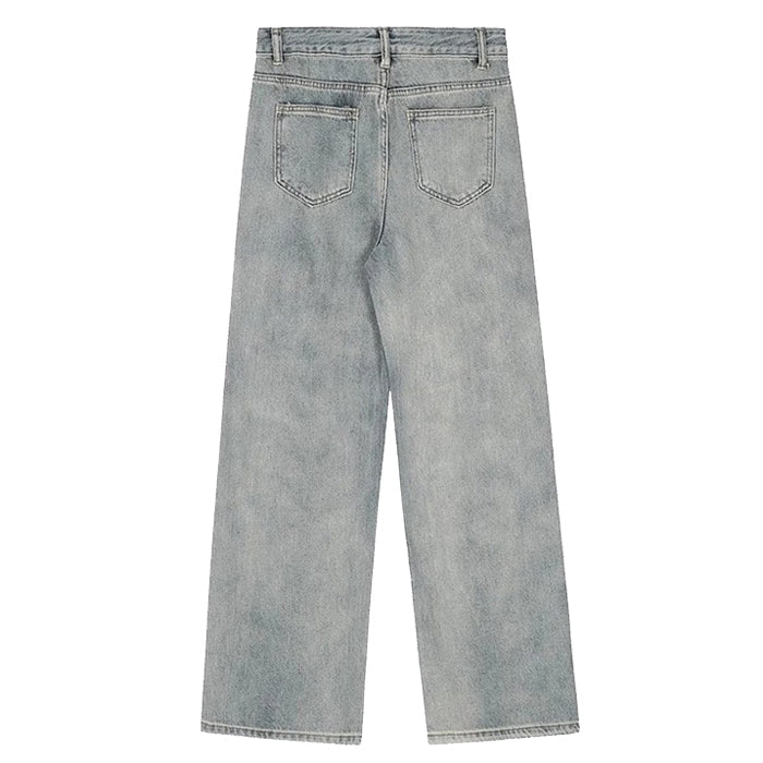 Light Blue Star Jeans Boogzel Clothing