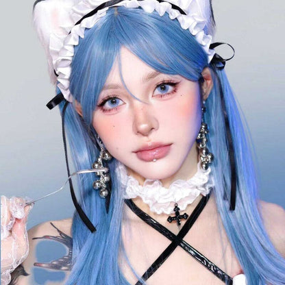 Michi Blue Streamer Cosplay Wig ON1511 spreepickyshop