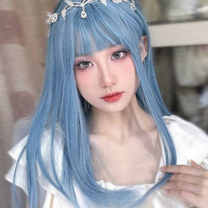 Michi Blue Streamer Cosplay Wig ON1511 spreepickyshop