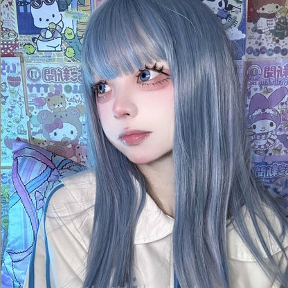 Michi Blue Streamer Cosplay Wig ON1511 spreepickyshop