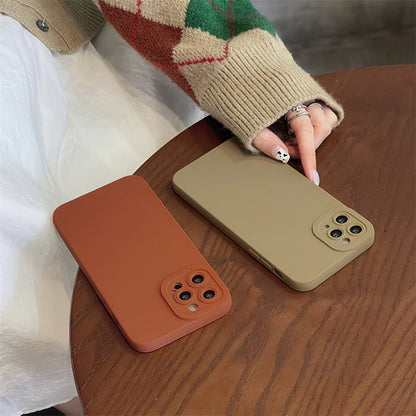 Pure Color Matte iPhone Case Boogzel Clothing