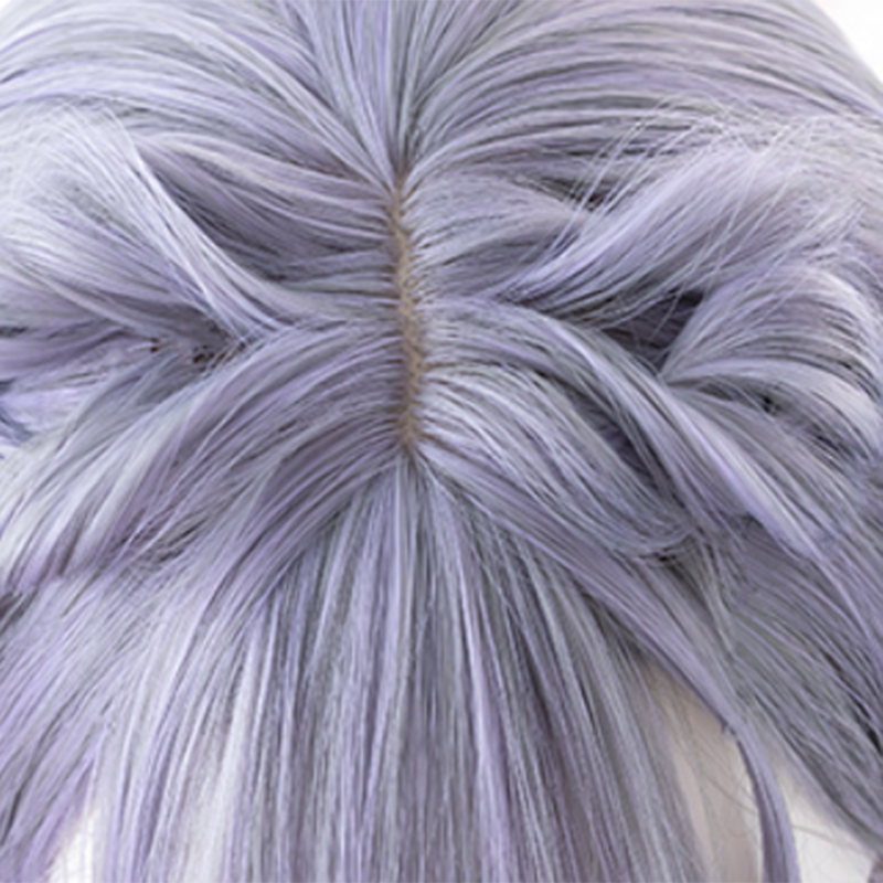 Purple Daily Long Curly Wig Modakawa