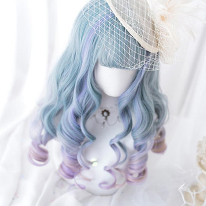 Sweet Gradient Color Long Curly Wig Modakawa