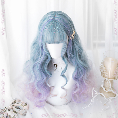 Sweet Gradient Color Long Curly Wig Modakawa