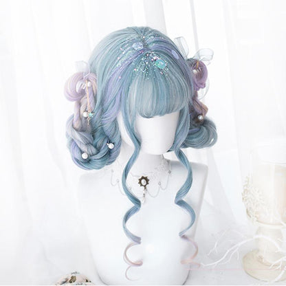 Sweet Gradient Color Long Curly Wig Modakawa