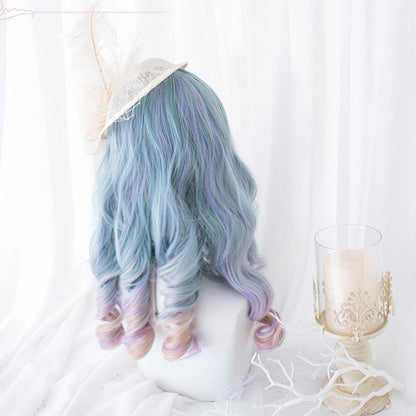 Sweet Gradient Color Long Curly Wig Modakawa