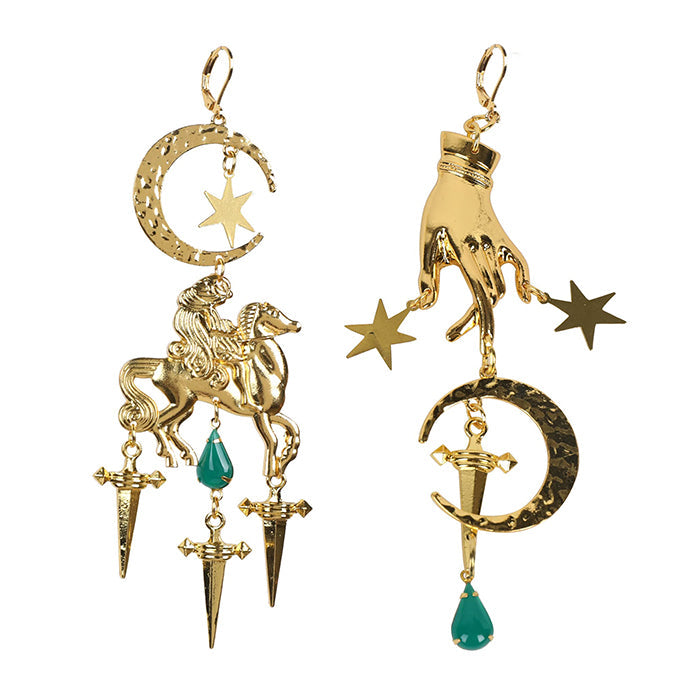 Pegasus Witch Earrings SpreePicky