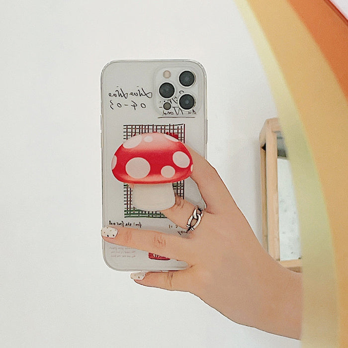 Mushroom Phone Grip Holder Boogzel Clothing