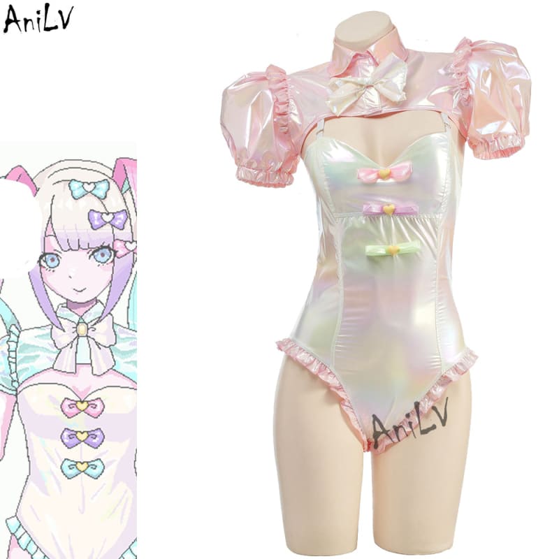 Needy Streamer Overload Pastel Kawaii Angel Cosplay Costume